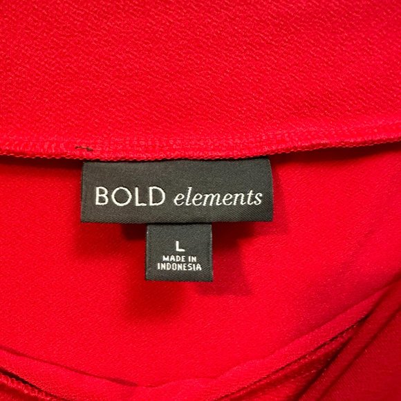 NWT Red Off-the-shoulder Top Size L - Picture 3 of 5